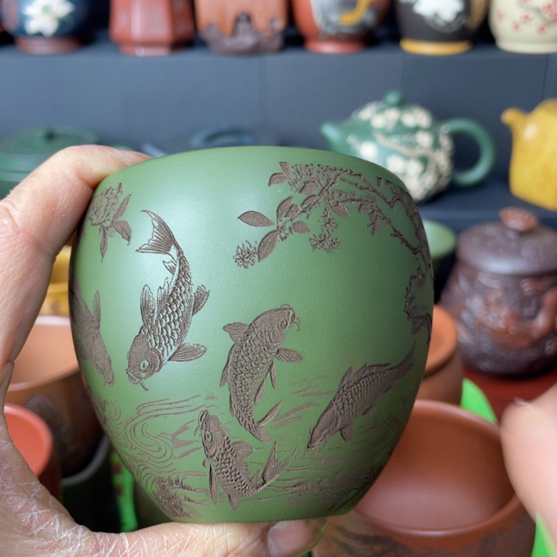 原矿紫砂手工主人杯