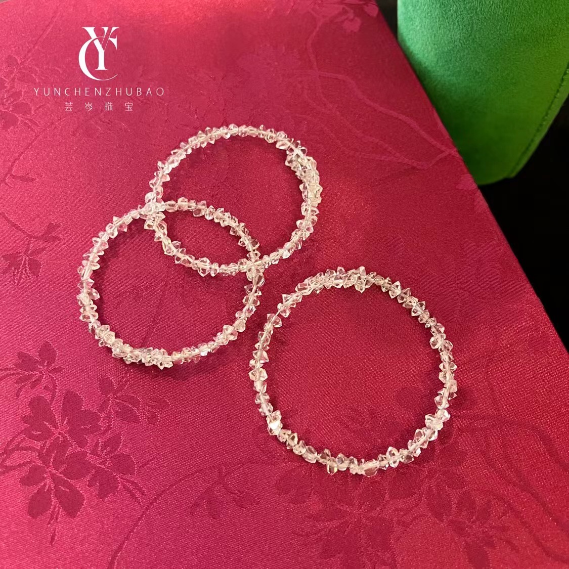 闪灵水晶素圈手串 多样性发其一00359