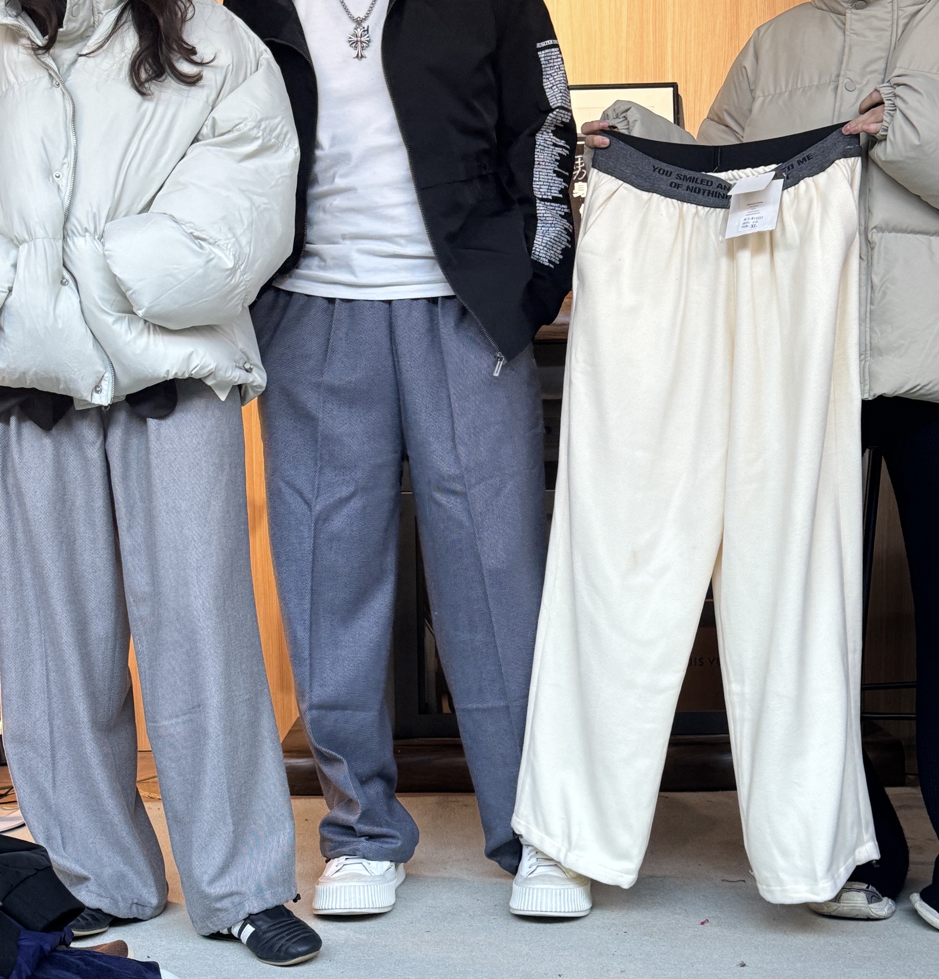 29628-阔腿松紧腰休闲裤宽松