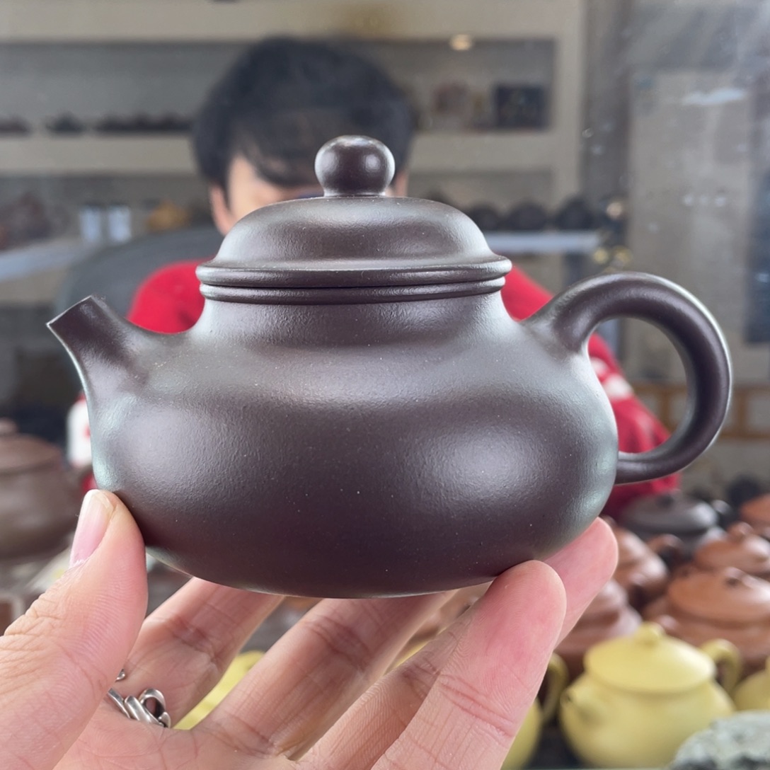 紫砂茶壶220cc老紫泥茶壶