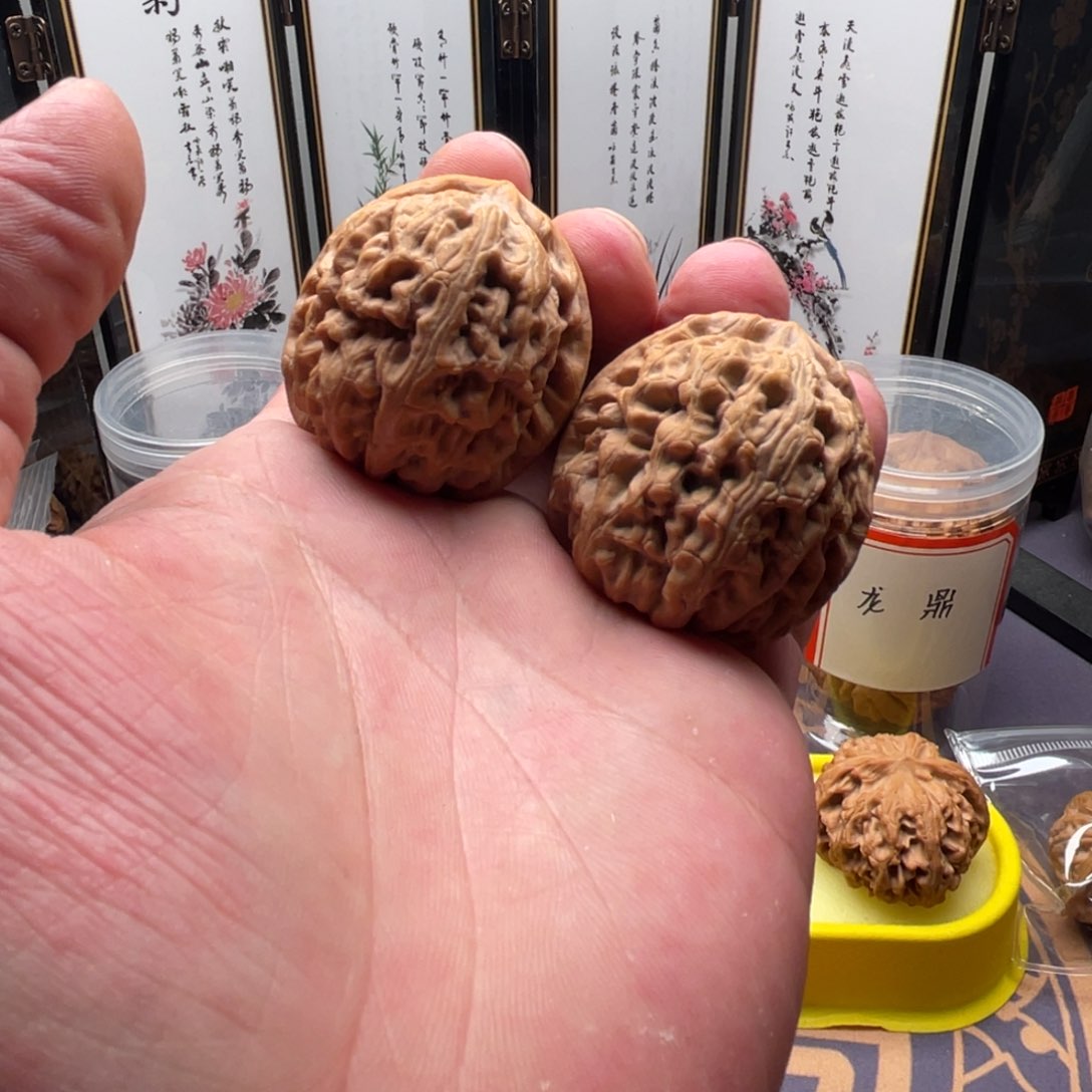 把件核桃39➕精修红锦鲤