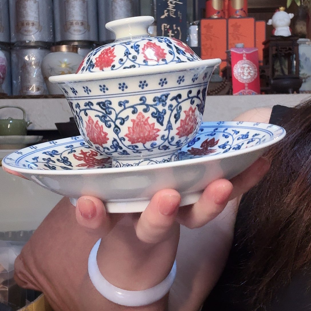 景德镇陶瓷茶具3件