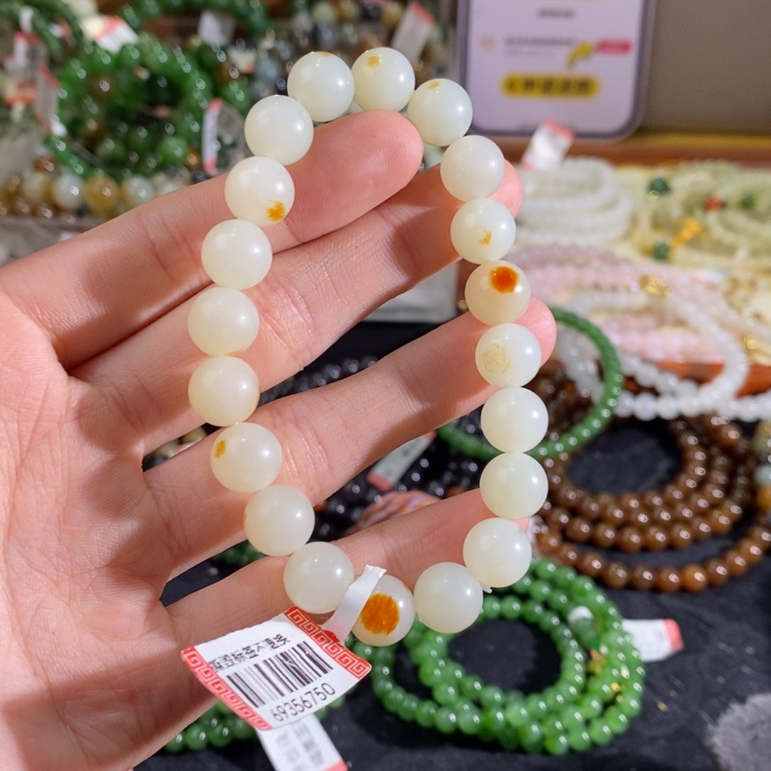 和田玉手链未镶嵌