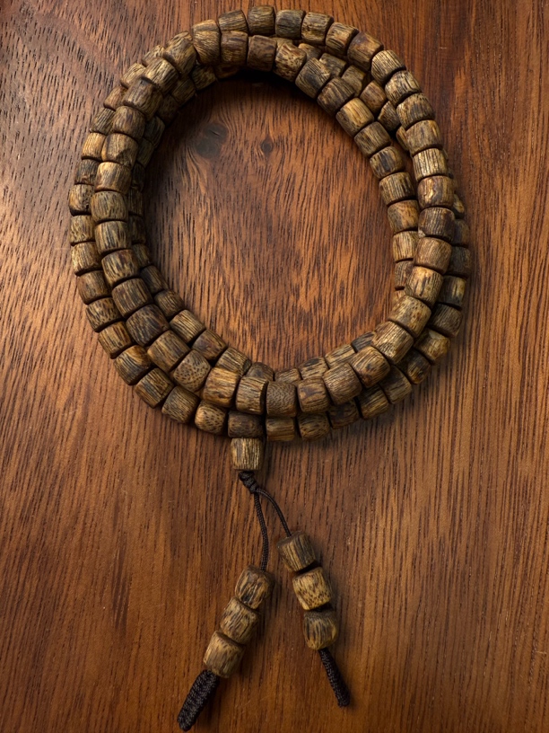 沉香奇楠沉香桶珠卡7 26克多样性发其一