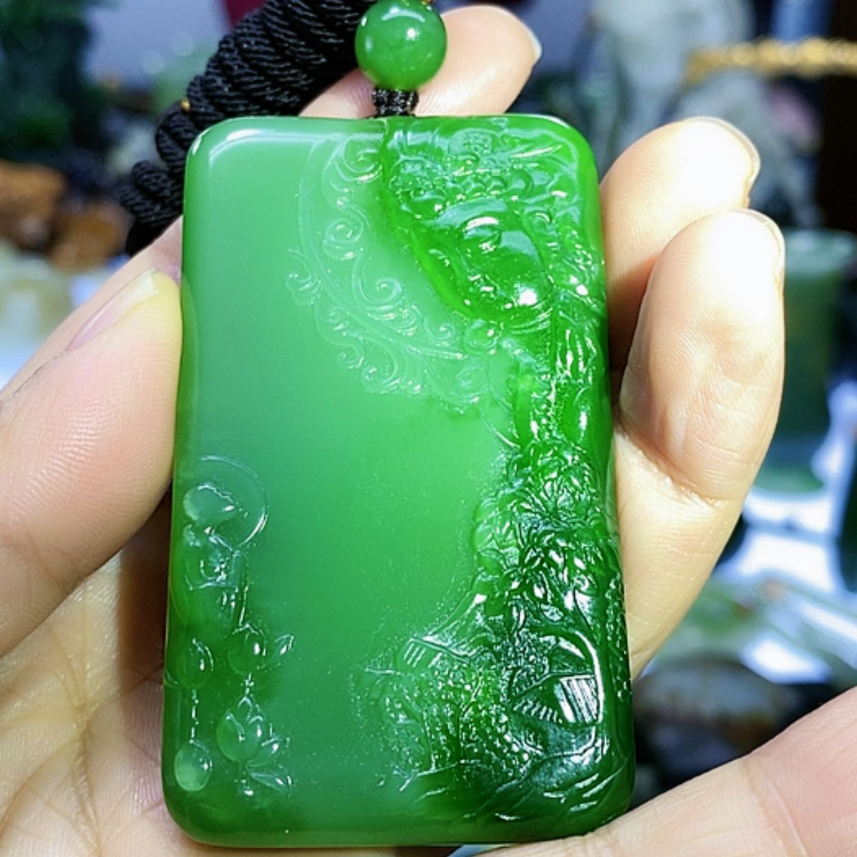 【闪购商品】和田玉（碧玉）挂件未镶嵌