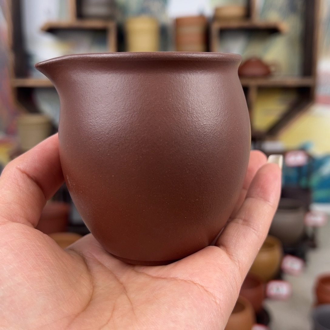 紫砂茶杯拙器甄选，纯原本矿。