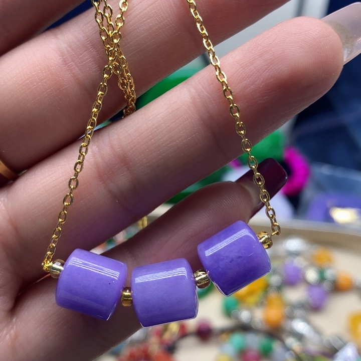 翡翠颈饰未镶嵌吊坠