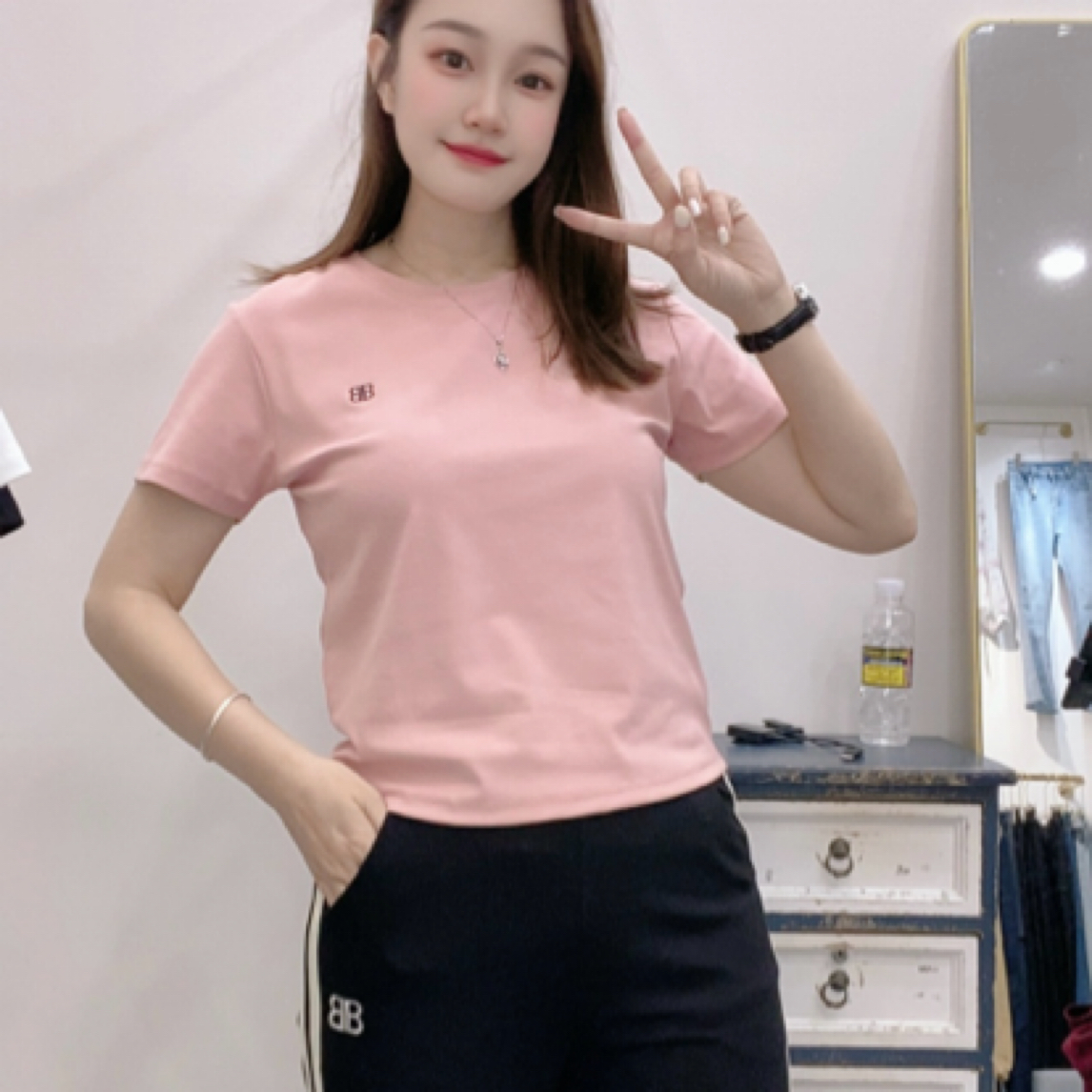 （征禧家）圆领正肩休闲刺绣B上衣简约，310