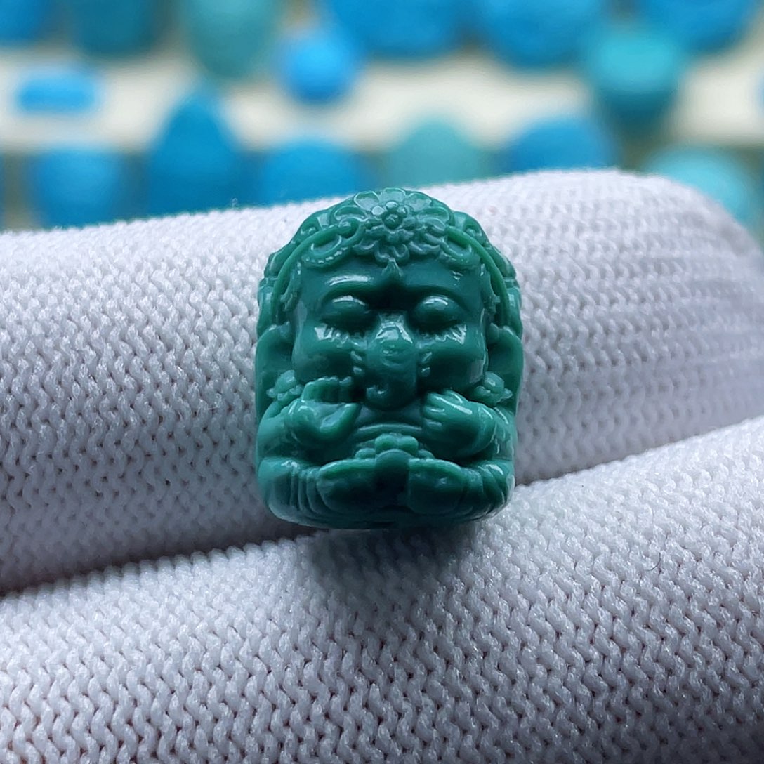 绿松石未镶嵌颈饰卡11-14-9