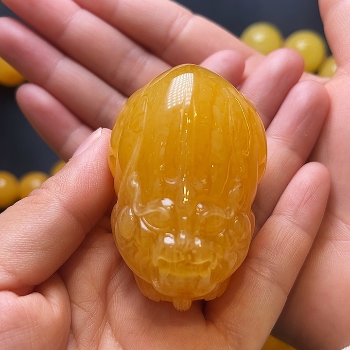 琥珀裸石未镶嵌琥珀蜜蜡