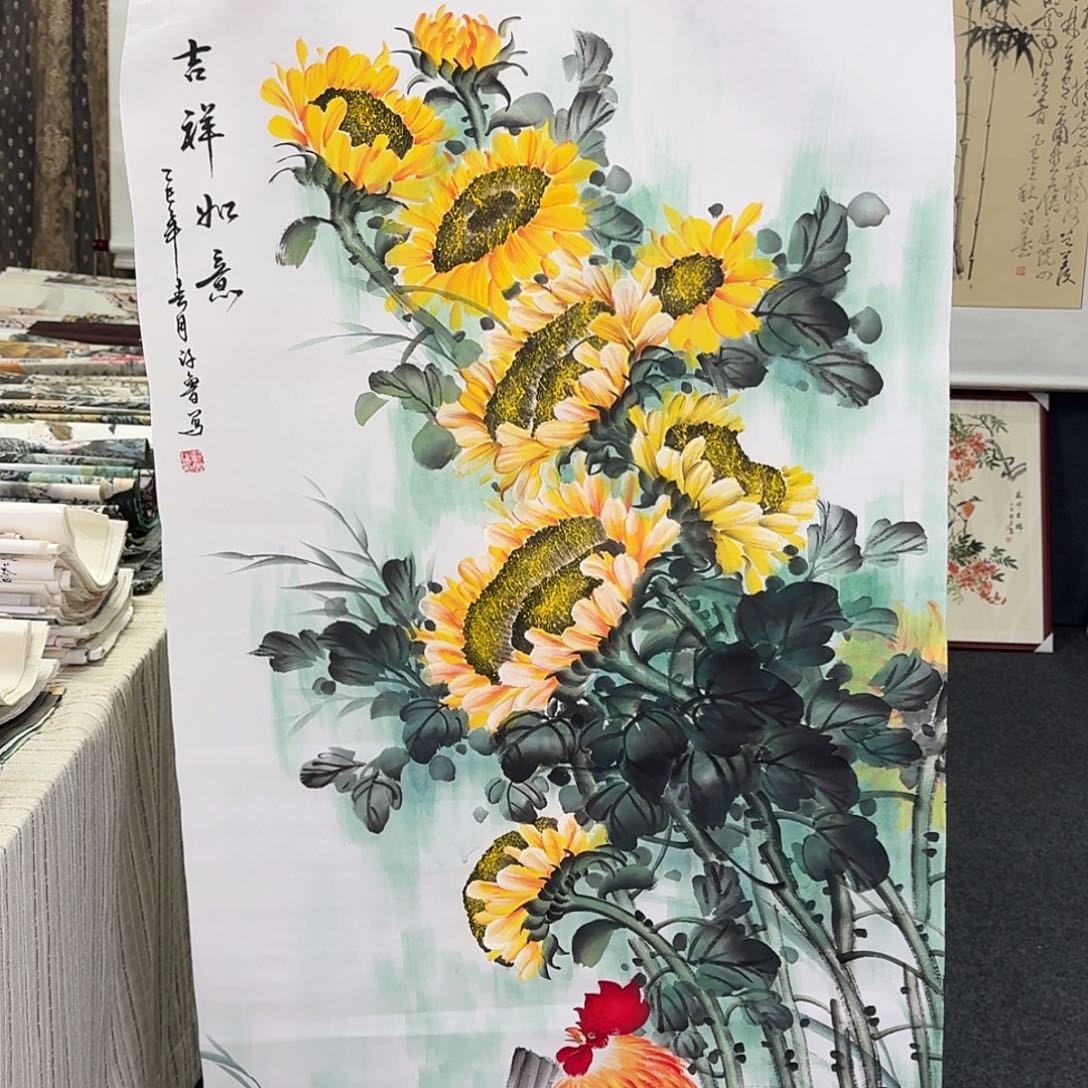 纯手绘国画作品好看
