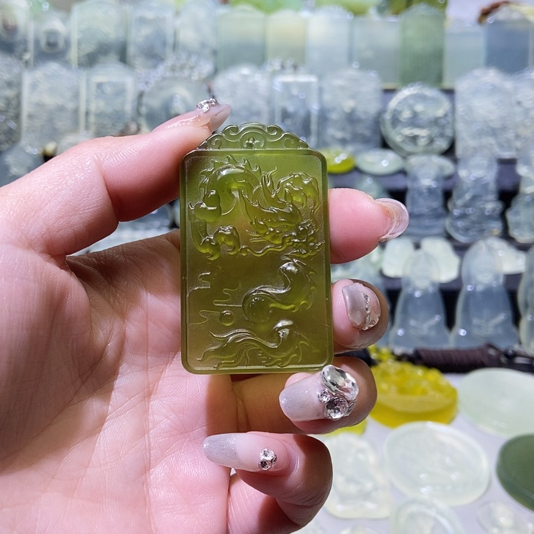 岫玉吊坠未镶嵌用****6吊坠