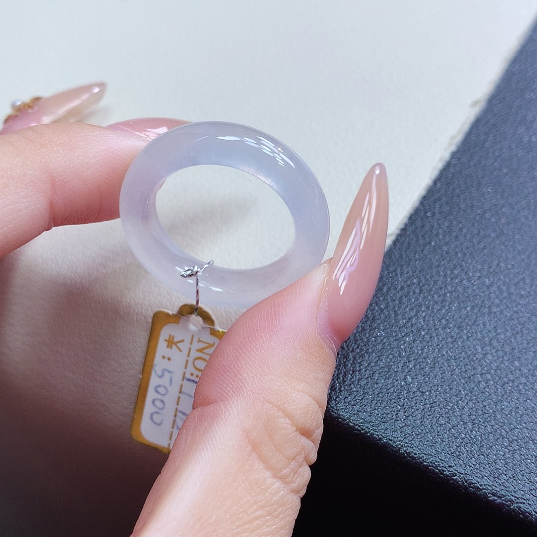 未镶嵌戒指翡翠17-18号