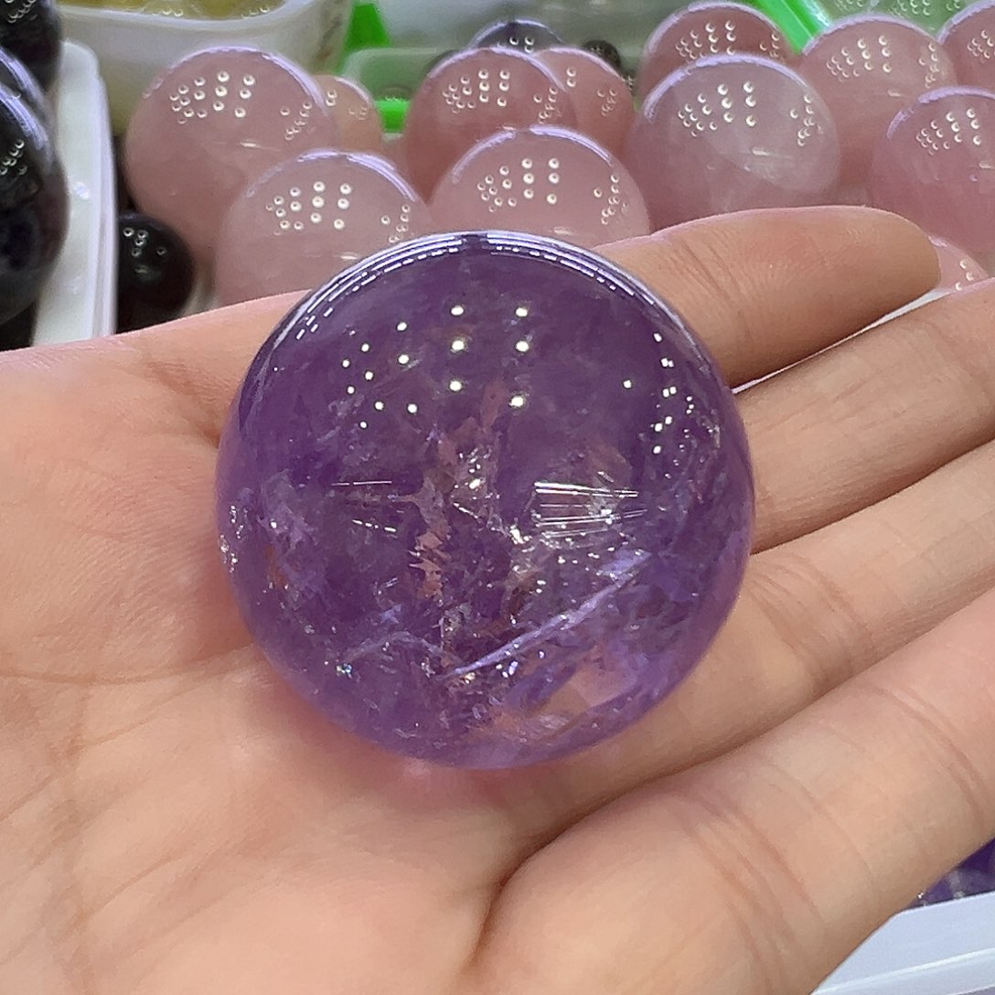 水晶水晶球摆件未镶嵌