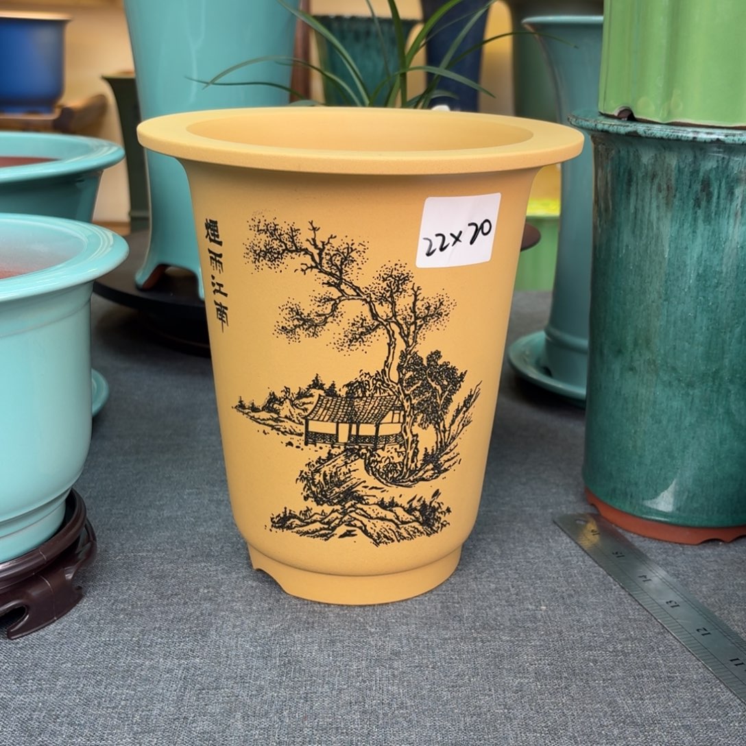 紫砂花盆兰花1586658995888
