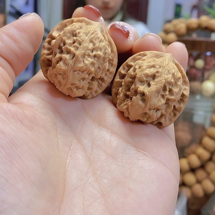 【闪购商品】文玩核桃把件33.5野狼迷你