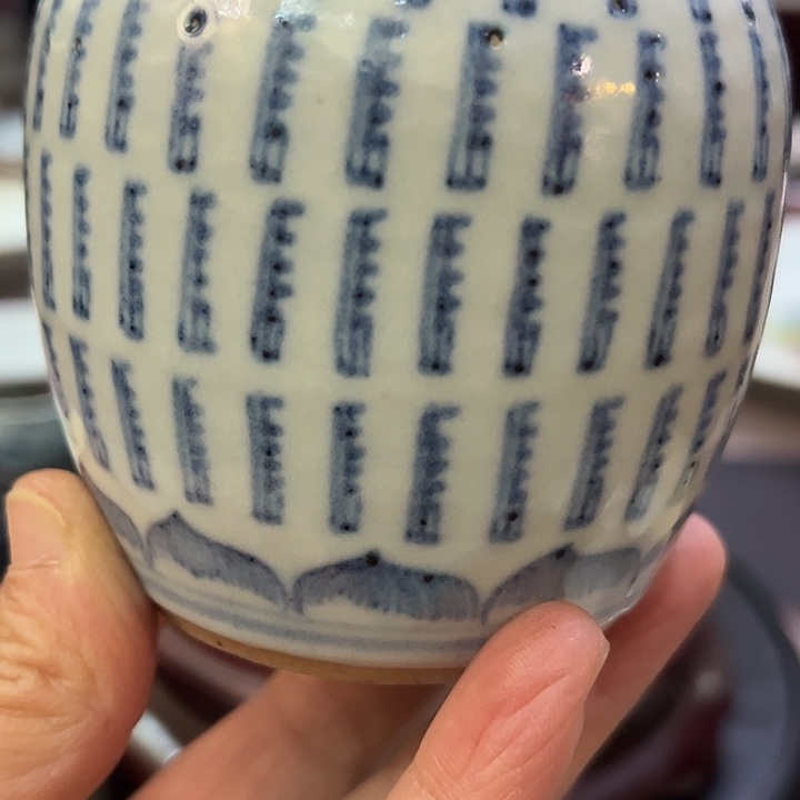 老***童陶摆件青花瓷器青花瓷器