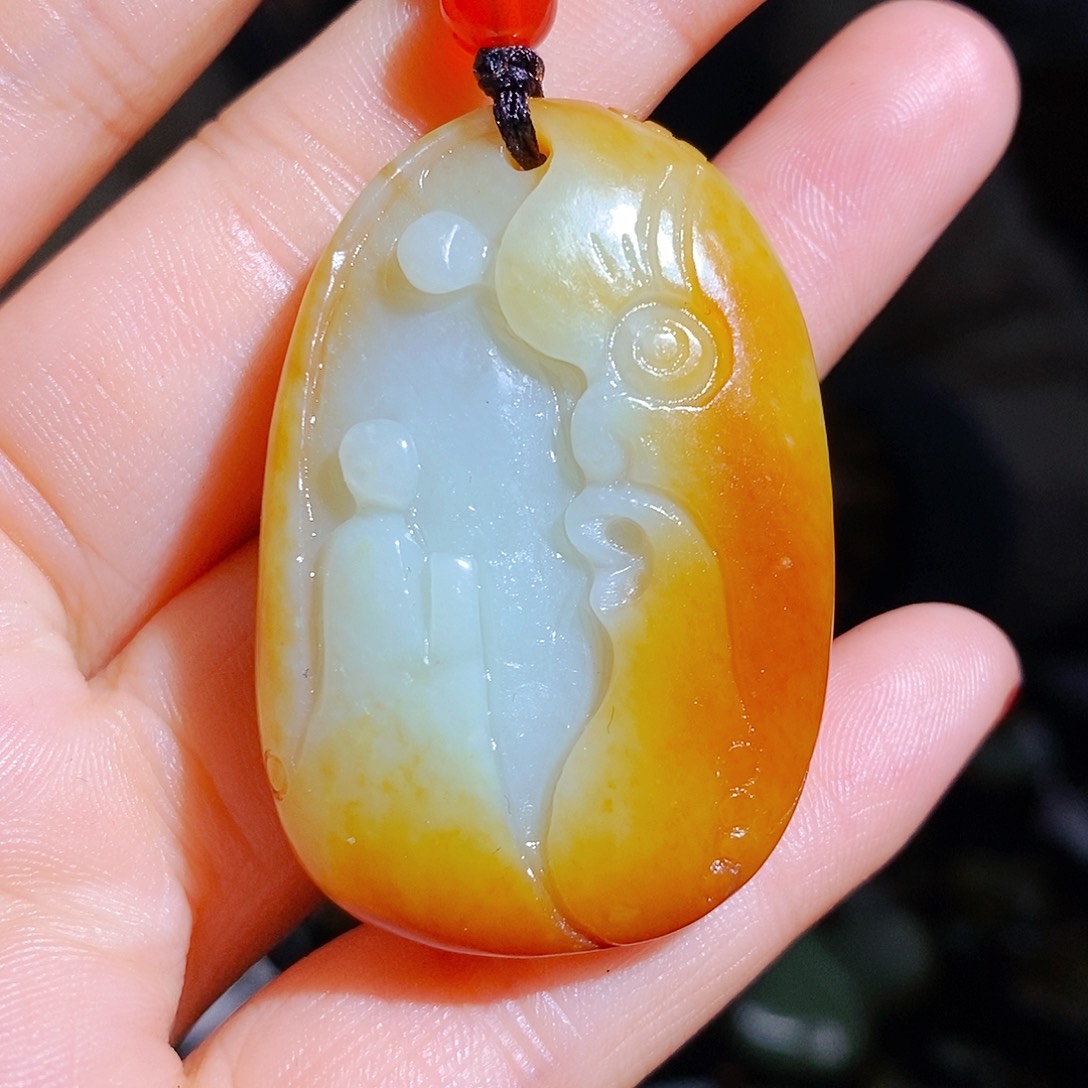 和田玉颈饰未镶嵌