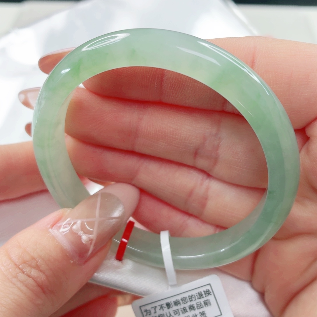 翡翠未镶嵌手镯52.1x468