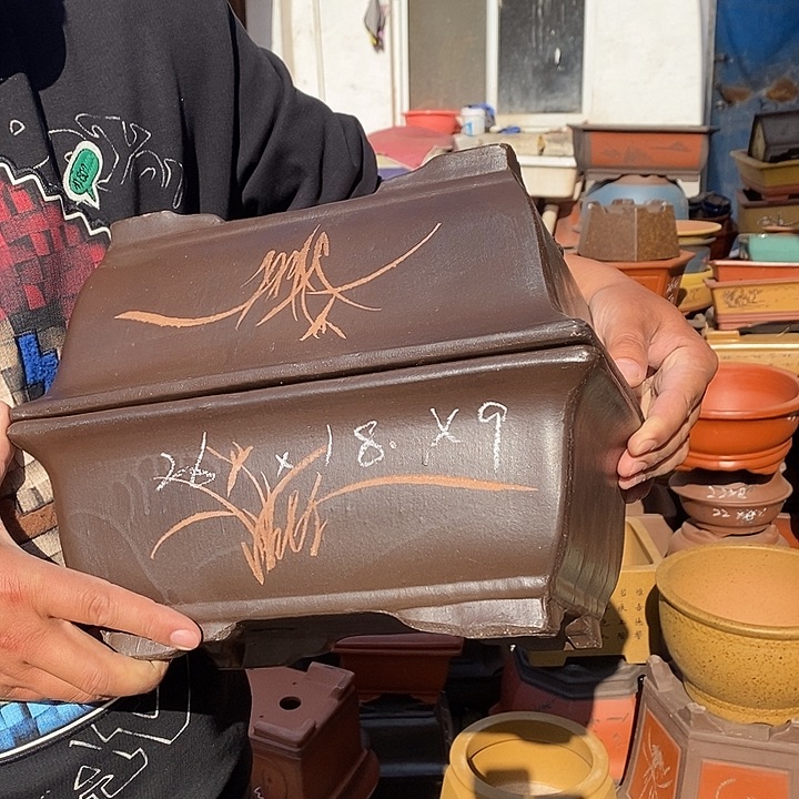 紫砂花盆紫砂花盆