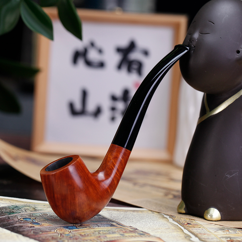 新手入门推荐  石楠木经典弯斗型  光面喷砂可选