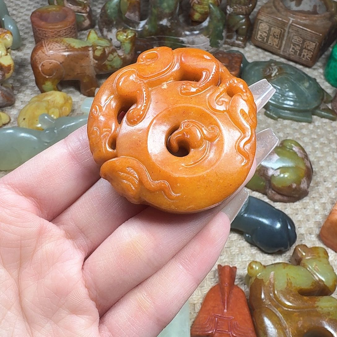 白玉菩提吊坠挂件