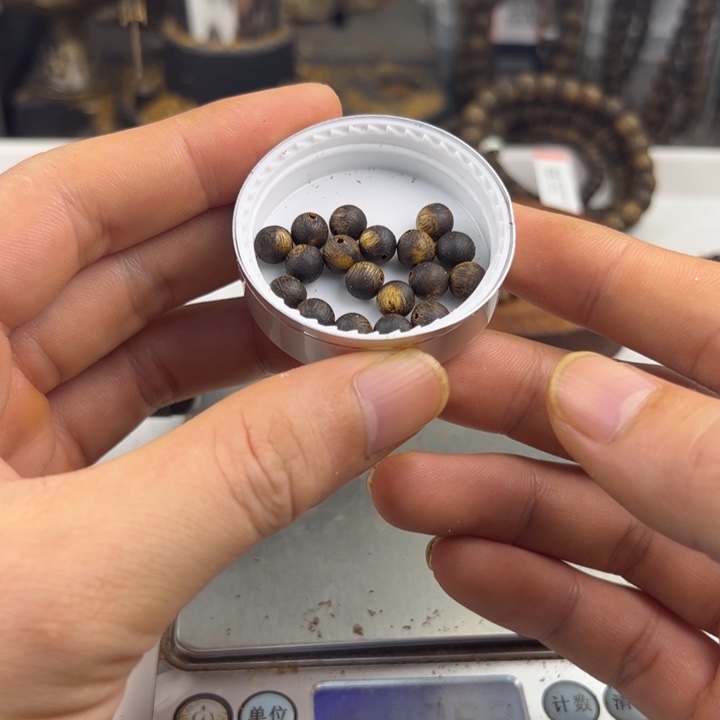 安***逸沉香手串圆珠散珠6mm