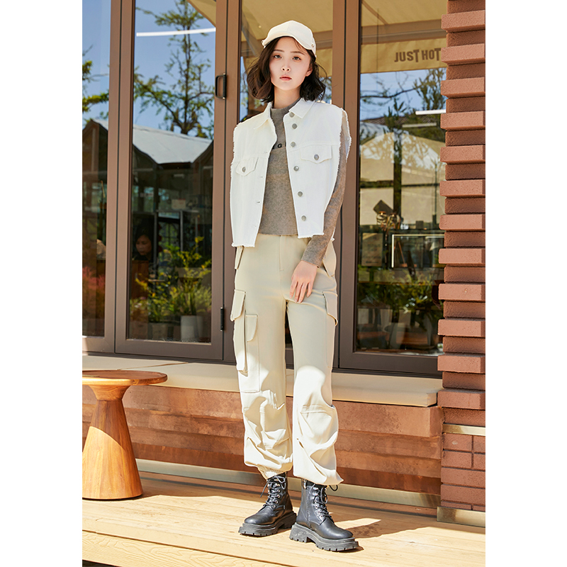 非朵以2025年新款工装裤子38DD261060