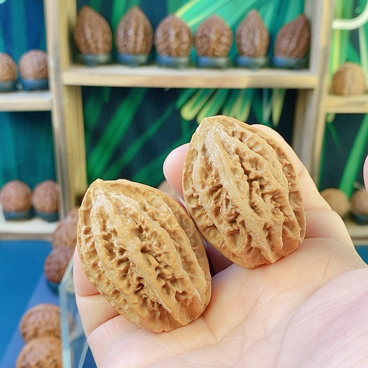 吊坠文玩核桃033枫叶