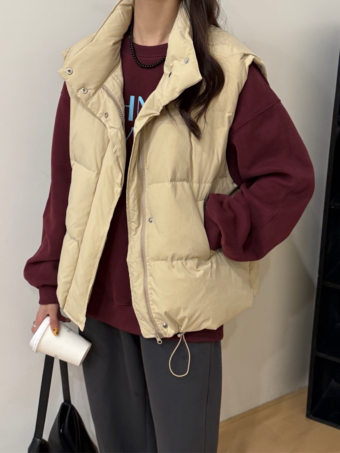 30-5冬季新款韩版女士马甲外套