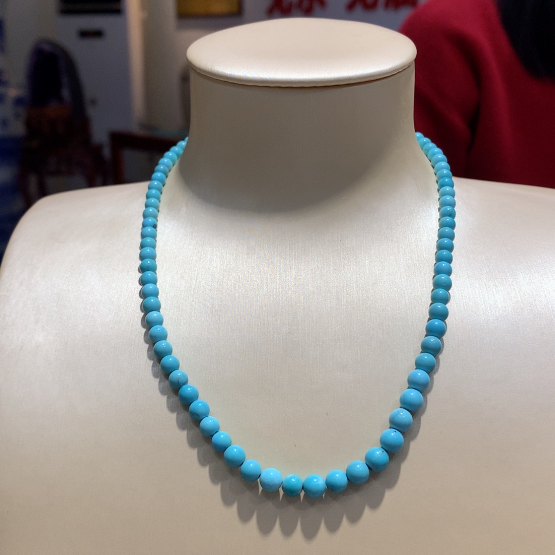 绿松石锁骨链未镶嵌