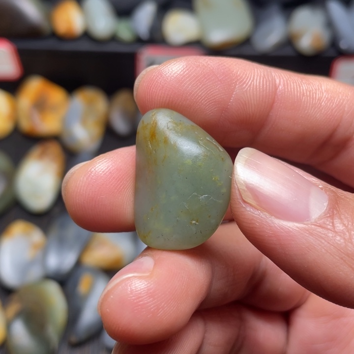 和田玉未镶嵌挂件24