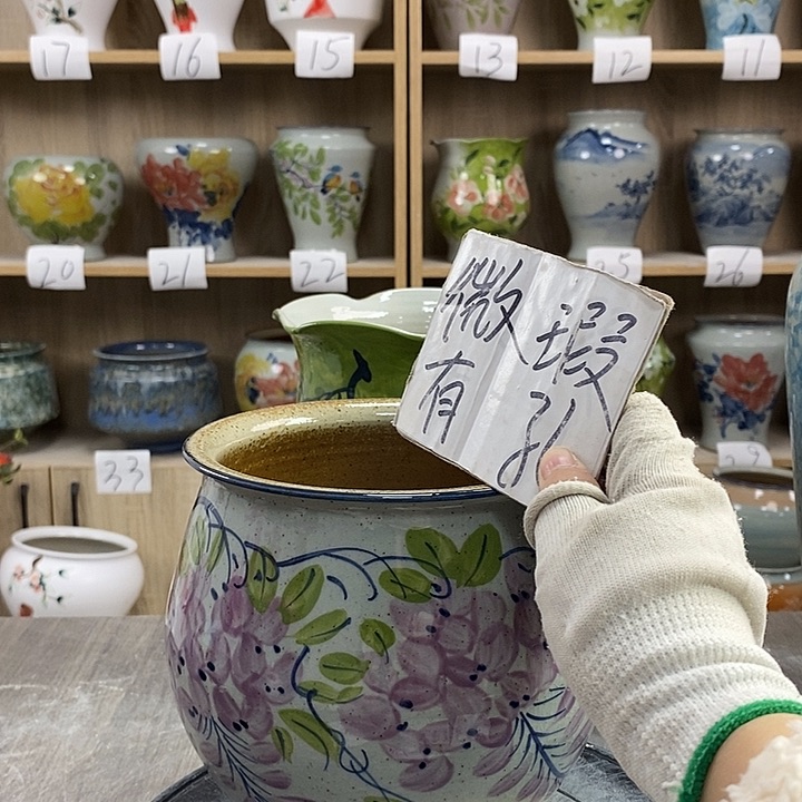 缸13xc景德镇陶瓷花盆
