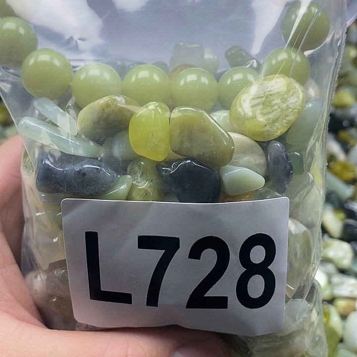 岫玉鱼缸石未镶嵌