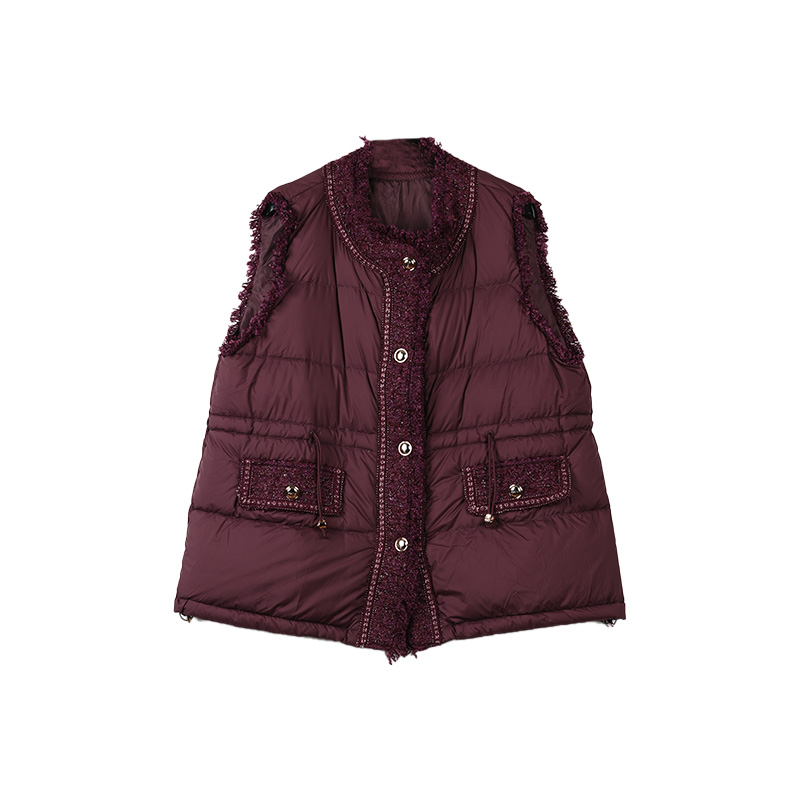 【029编号】大码女装上衣马甲宽松秋冬款设计感(WT139)