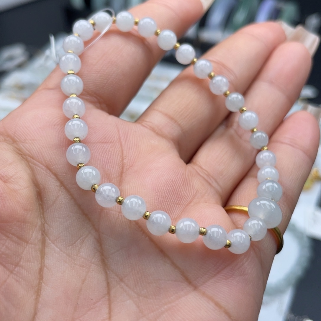 翡翠未镶嵌手链手串