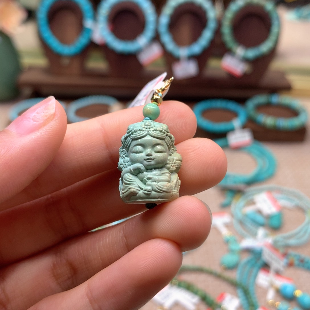绿松石未镶嵌配饰