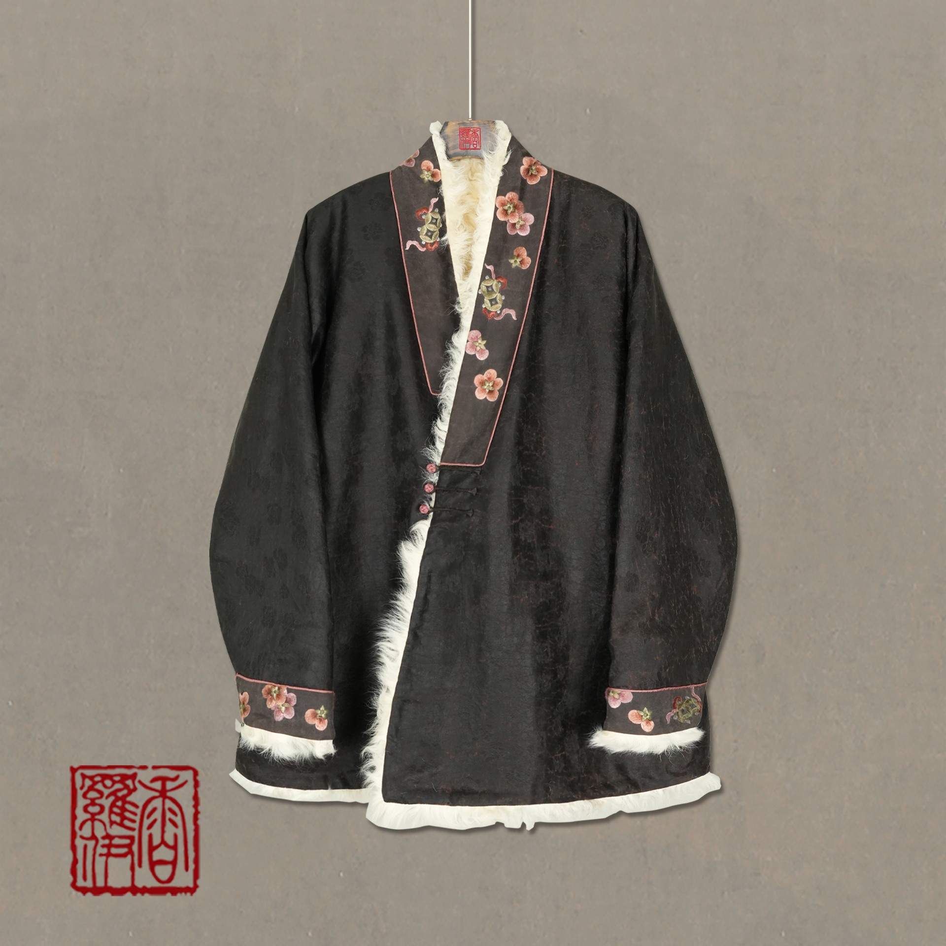 【玄裘点萼】传统中式汉服绣花上衣