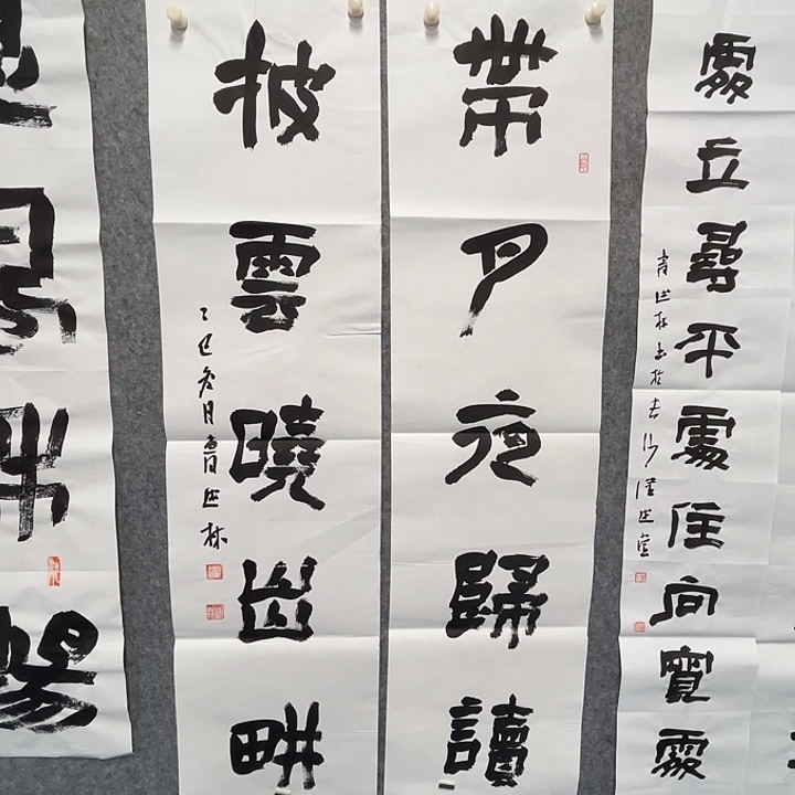 书法曹述林书法作品软片