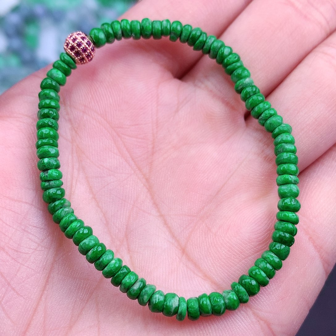 未镶嵌手链翡翠手串料子干