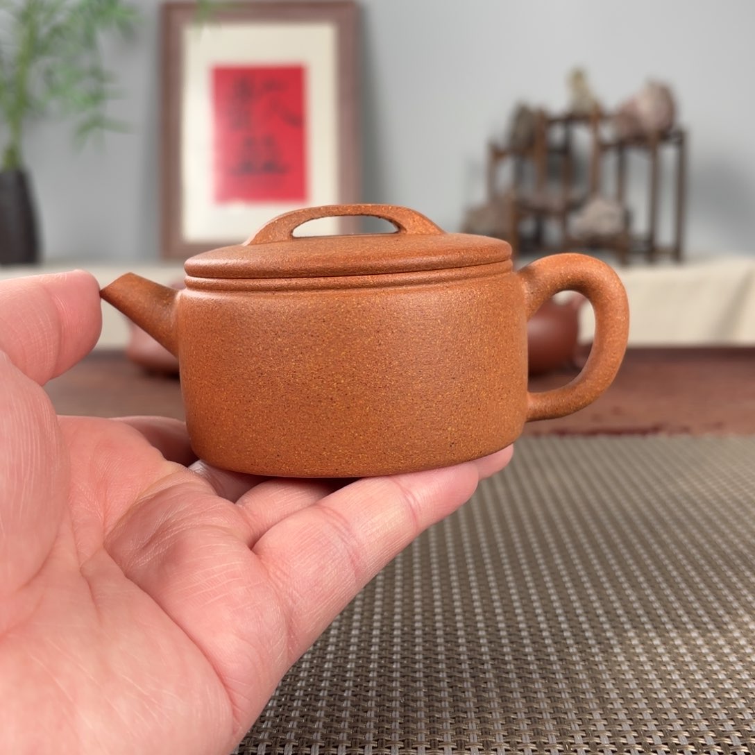 紫砂茶壶微瑕黄龙山原矿紫砂壶