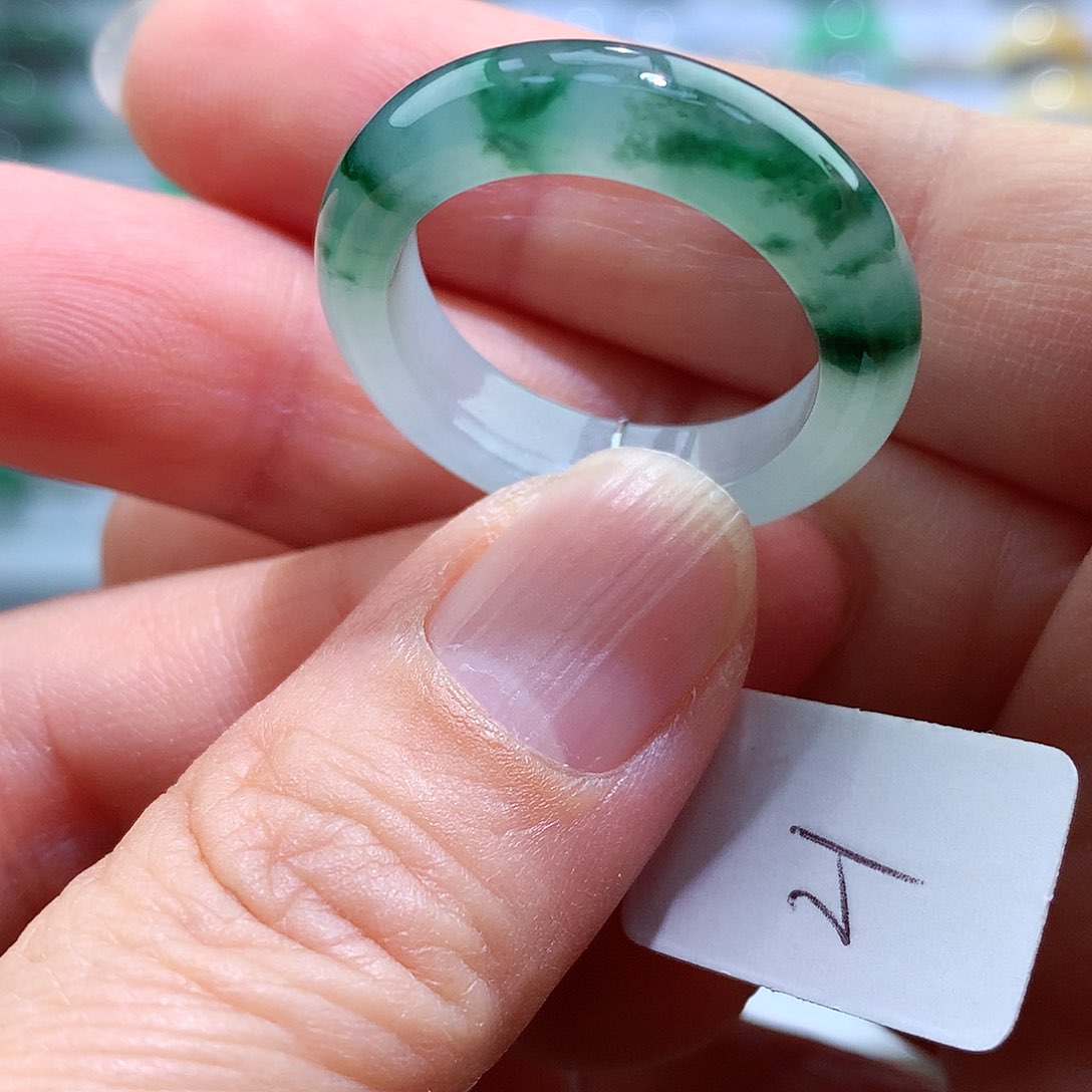 翡翠戒指未镶嵌21号