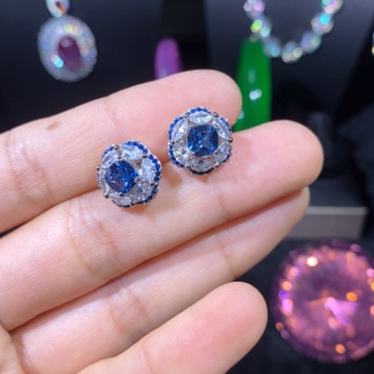 戒指银S925镶嵌红宝石