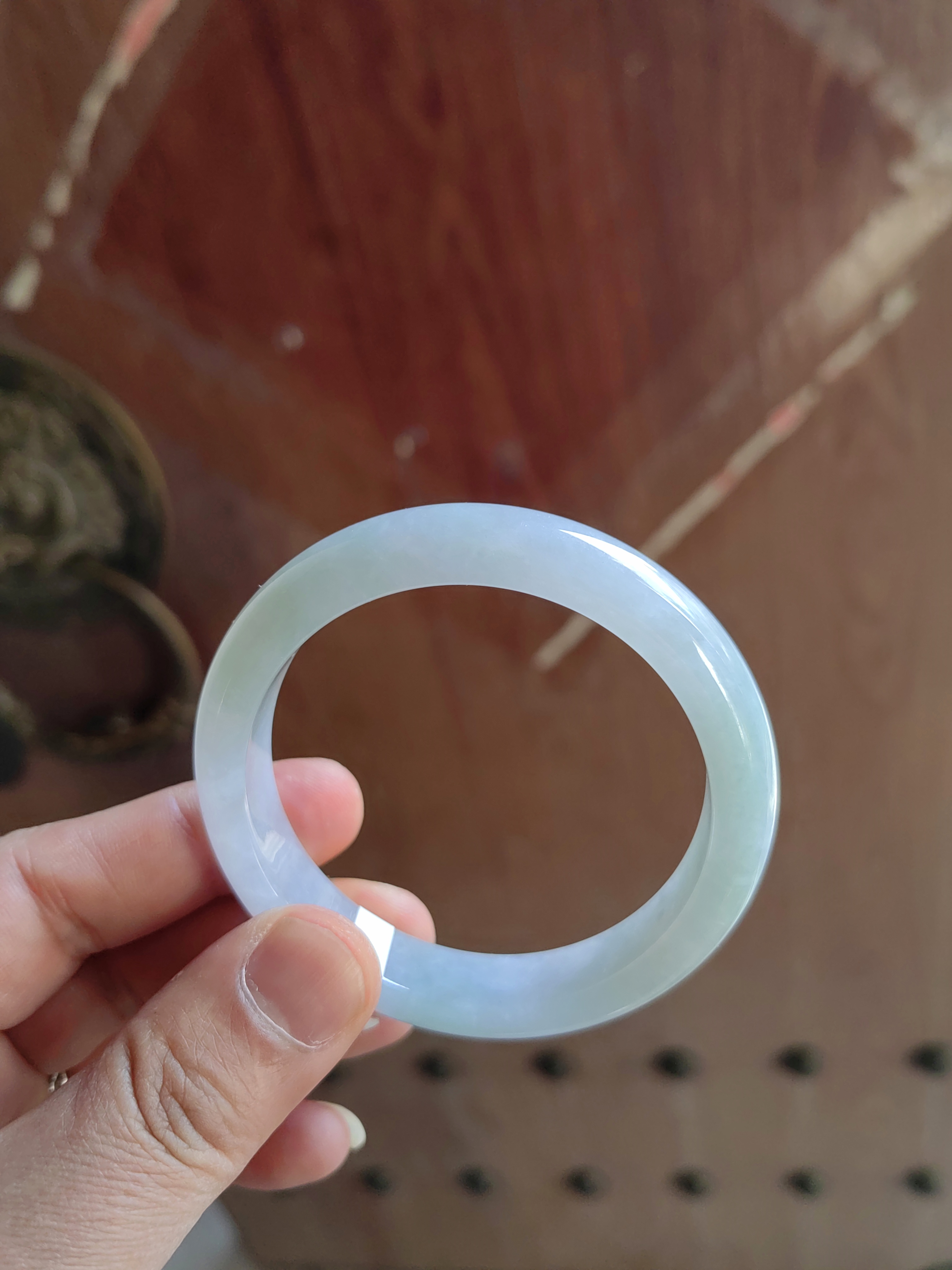 天然缅甸翡翠手镯60.2圈口