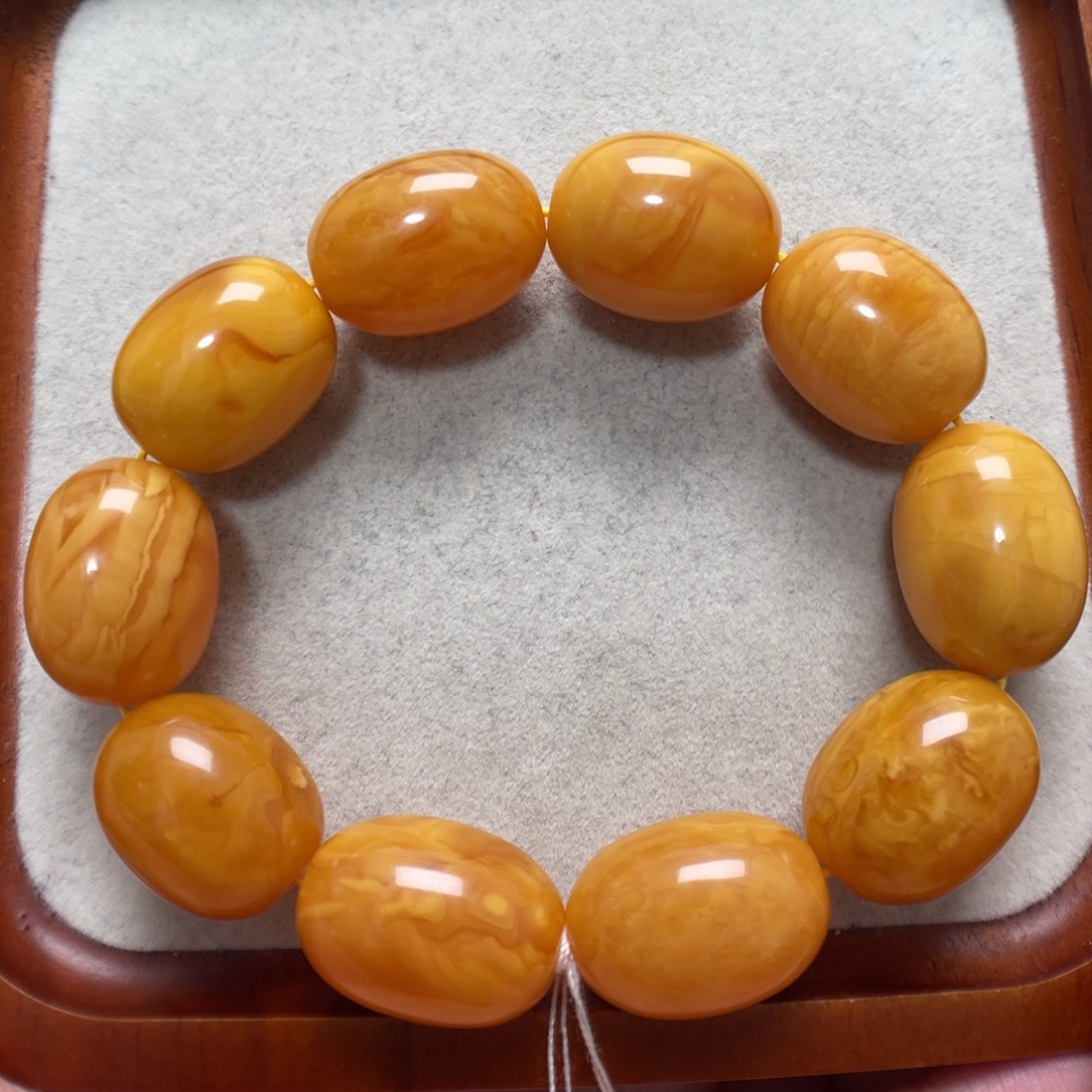 蜜蜡未镶嵌手串蜜蜡