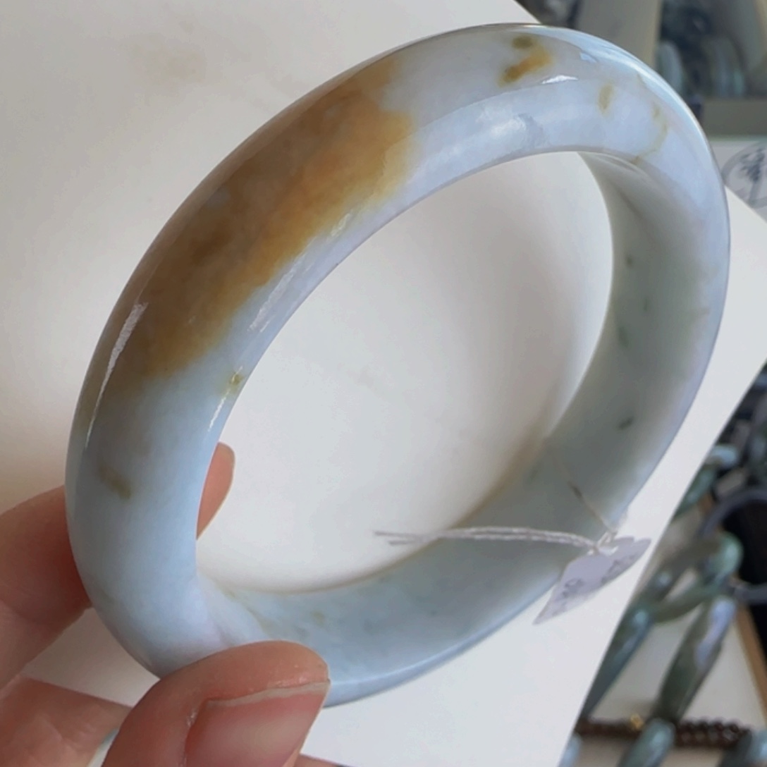 翡翠手镯未镶嵌健**福老坑