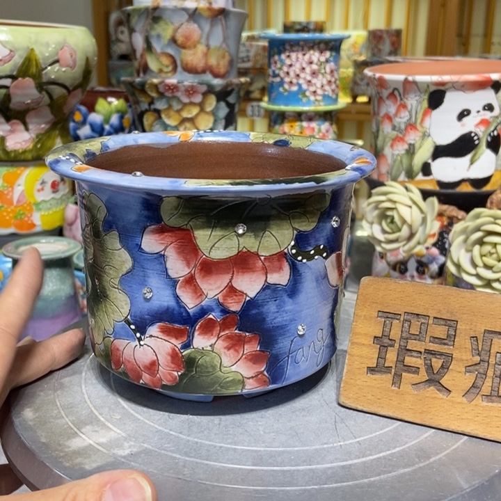 景德镇艺术手绘作品