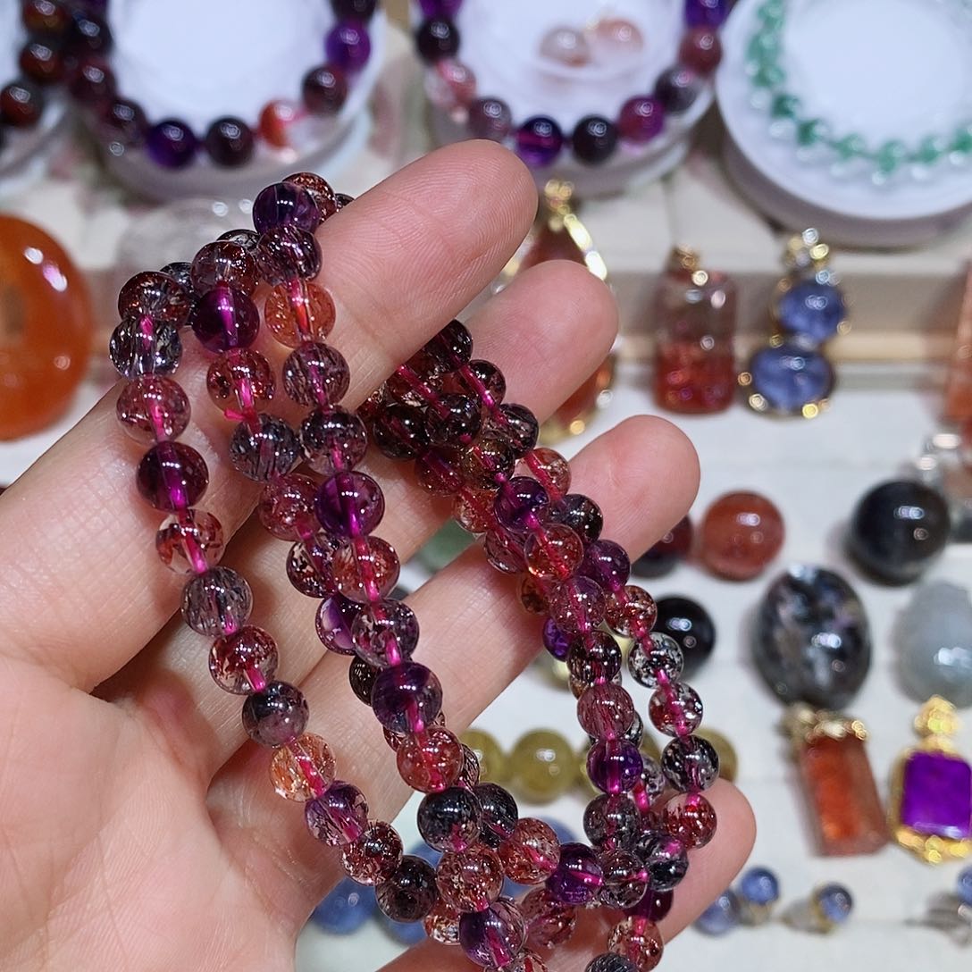 水晶超七手链未镶嵌