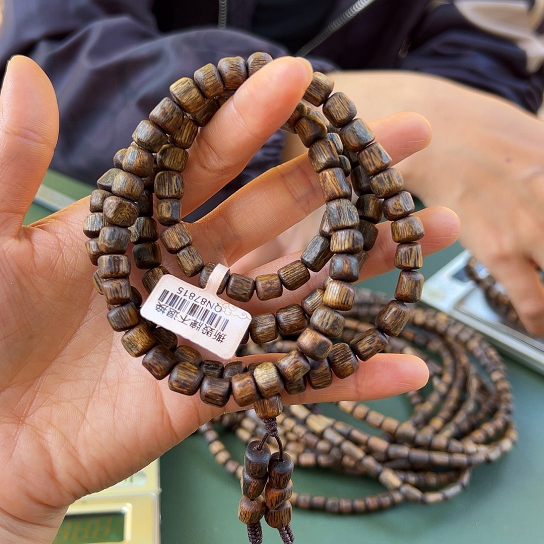 沉香手串勺子沉水浮25克0.7多样性发一条