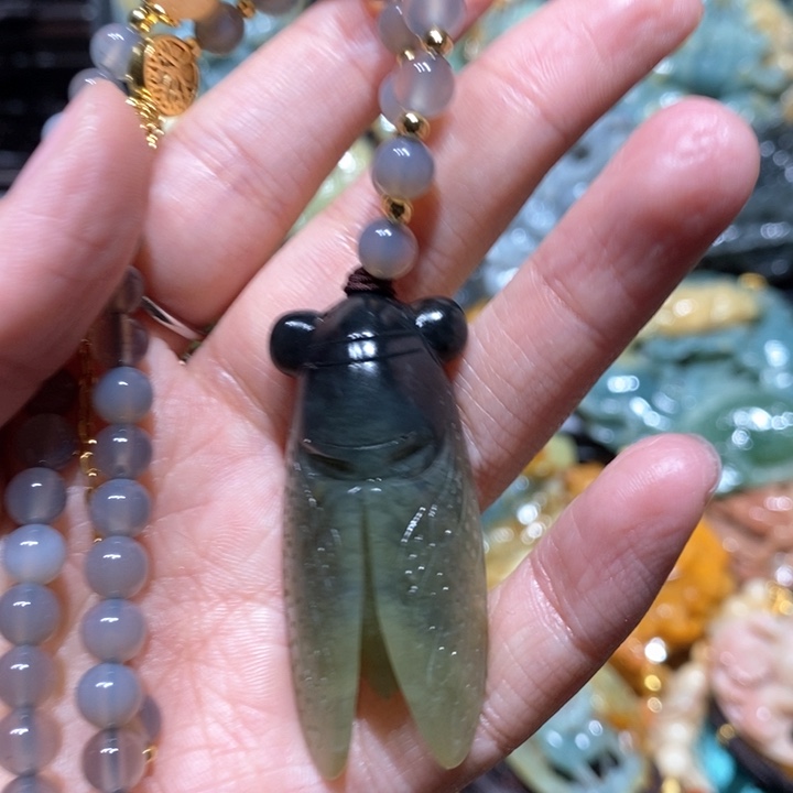 岫玉毛衣链未镶嵌